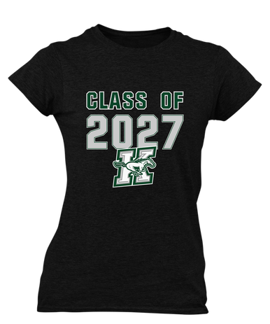 Richard King Mustangs Class of 2027 Women's Premium SS T-Shirt