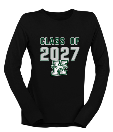 Richard King Mustangs Class of 2027 Women's Premium LS T-Shirt