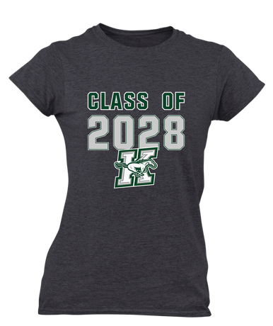 Richard King Mustangs Class of 2028 Women's Premium SS T-Shirt