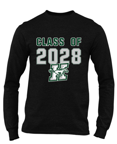 Richard King Mustangs Class of 2028 Men's LS T-Shirt