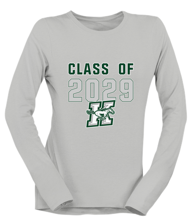 Richard King Mustangs Class of 2029 Women's Premium LS T-Shirt