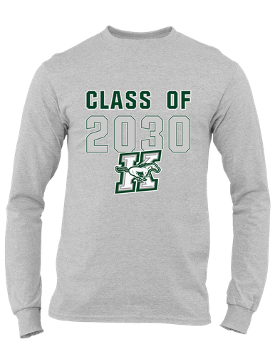 Richard King Mustangs Class of 2030 Men's LS T-Shirt