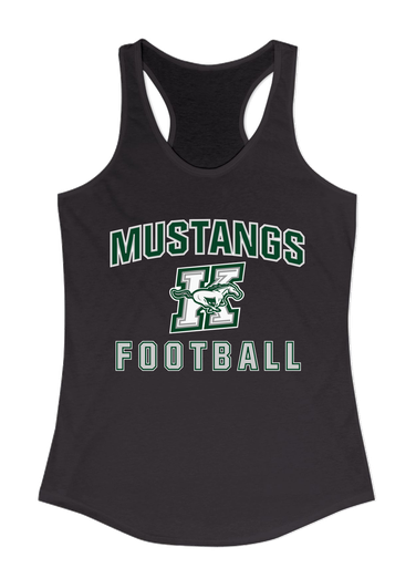 Richard King Mustangs Football #1 Women's Tank Top