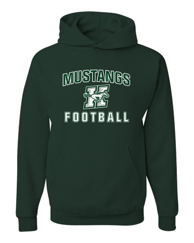 Richard King Mustangs Football #1 Men's Premium Hoodie