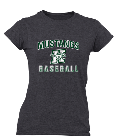 Richard King Mustangs Baseball #1 Women's SS T-Shirt