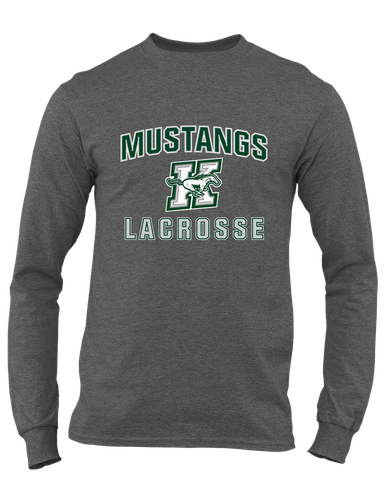 Richard King Mustangs Lacrosse Men's LS T-Shirt
