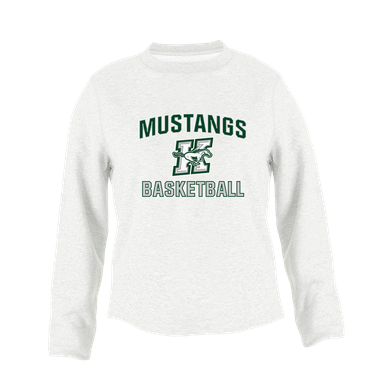 Richard King Mustangs Basketball #1 Women's Sweatshirt