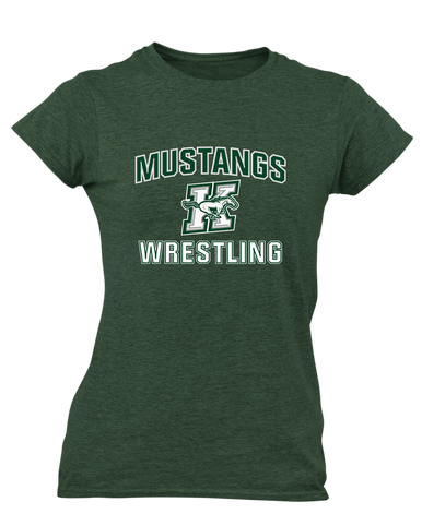 Richard King Mustangs Wrestling Women's SS T-Shirt