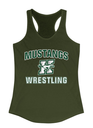 Richard King Mustangs Wrestling Women's Tank Top