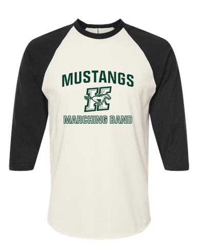 Richard King Mustangs Marching Band Women's Baseball T-Shirt