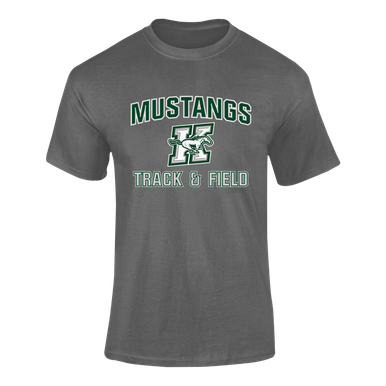 Richard King Mustangs Track & Field Men's SS T-Shirt
