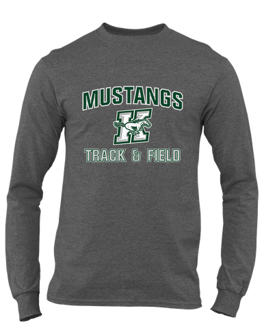 Richard King Mustangs Track & Field Men's Premium LS T-Shirt