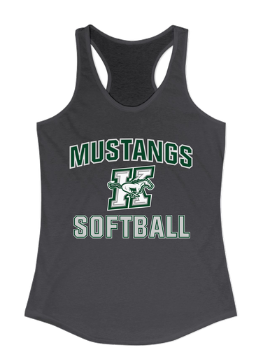 Richard King Mustangs Softball #1 Women's Tank Top