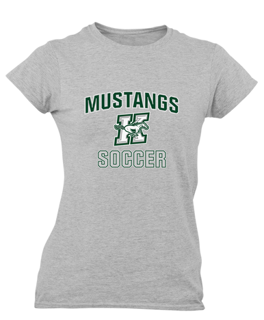 Richard King Mustangs Soccer #1 Women's Premium SS T-Shirt