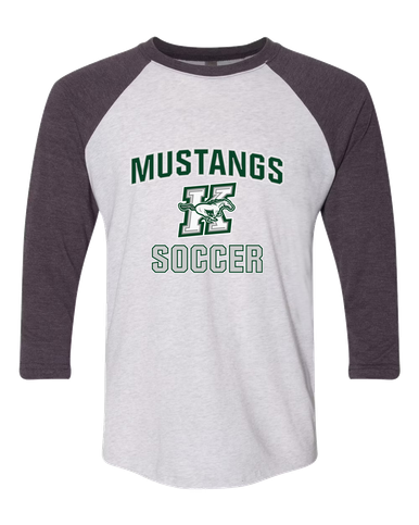 Richard King Mustangs Soccer #1 Men's Baseball T-Shirt