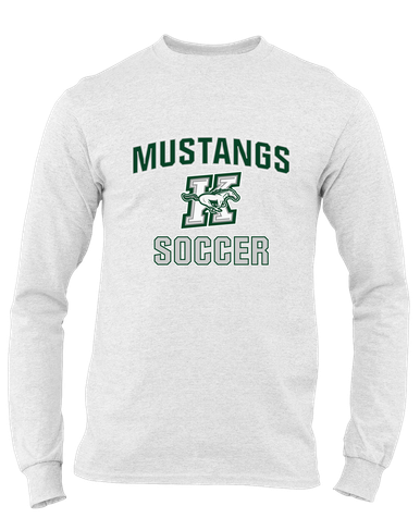 Richard King Mustangs Soccer #1 Men's Premium LS T-Shirt