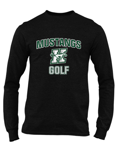 Richard King Mustangs Golf Men's Premium LS T-Shirt