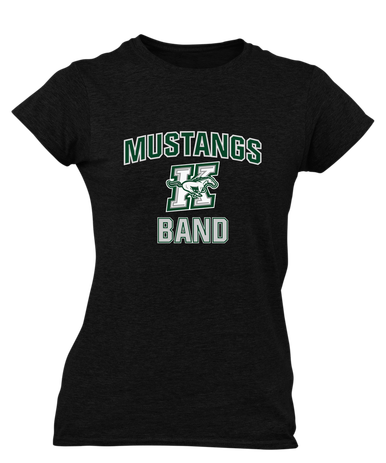 Richard King Mustangs Band # 1 Women's SS T-Shirt