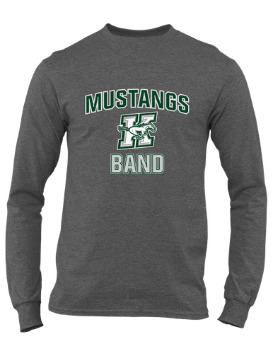 Richard King Mustangs Band # 1 Men's LS T-Shirt