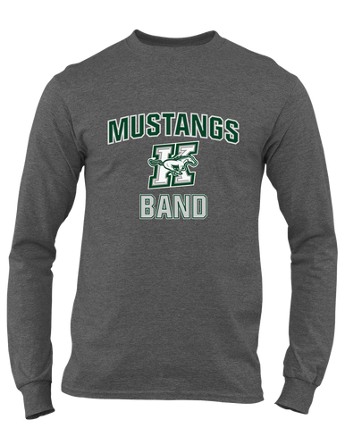 Richard King Mustangs Band # 1 Men's Premium LS T-Shirt