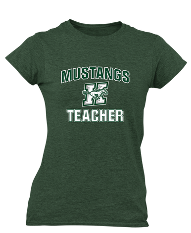 Richard King Mustangs Teacher Women's Premium SS T-Shirt