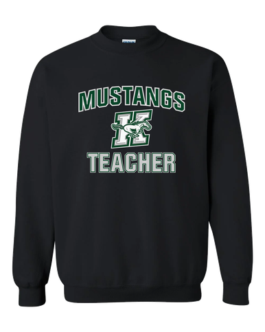 Richard King Mustangs Teacher Men's Sweatshirt