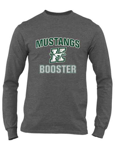 Richard King Mustangs Booster Men's LS T-Shirt