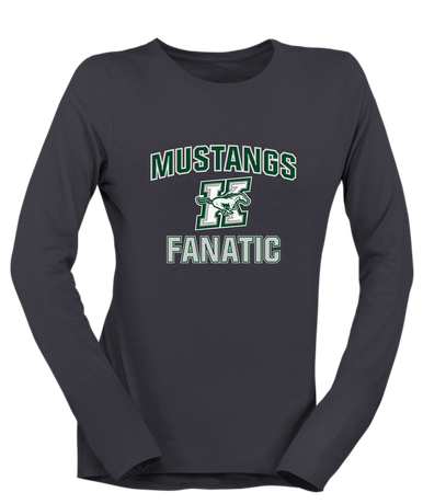 Richard King Mustangs Fanatic Women's LS T-Shirt