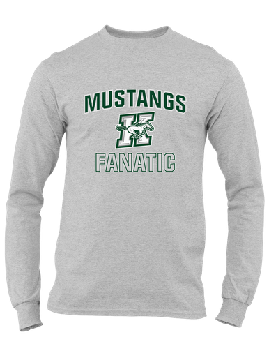 Richard King Mustangs Fanatic Men's LS T-Shirt