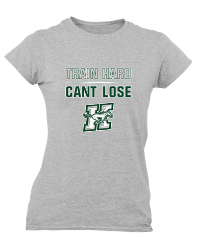Richard King Mustangs Train Hard, Can't Lose Women's Premium SS T-Shirt