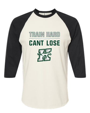 Richard King Mustangs Train Hard, Can't Lose Women's Baseball T-Shirt