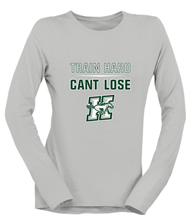 Richard King Mustangs Train Hard, Can't Lose Women's Premium LS T-Shirt