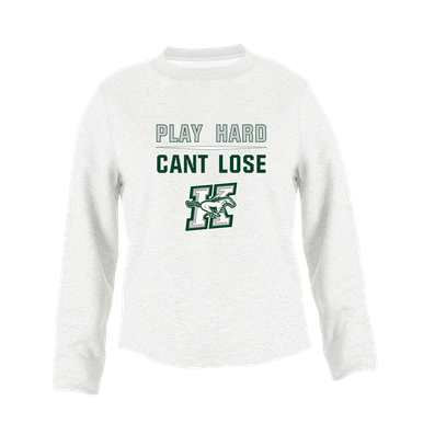 Richard King Mustangs Play Hard, Can't Lose Women's Sweatshirt