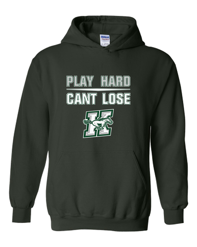 Richard King Mustangs Play Hard, Can't Lose Men's Hoodie
