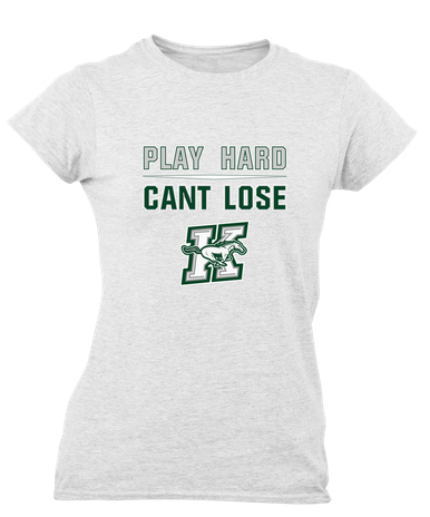Richard King Mustangs Play Hard, Can't Lose Women's Premium SS T-Shirt