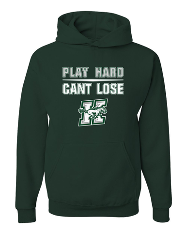 Richard King Mustangs Play Hard, Can't Lose Men's Premium Hoodie