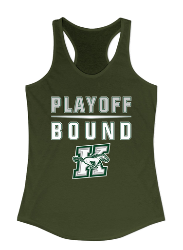 Richard King Mustangs Playoff Bound Women's Tank Top