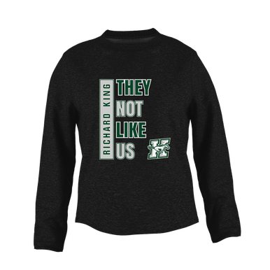 Richard King Mustangs They Not Like Us #1 Women's Sweatshirt