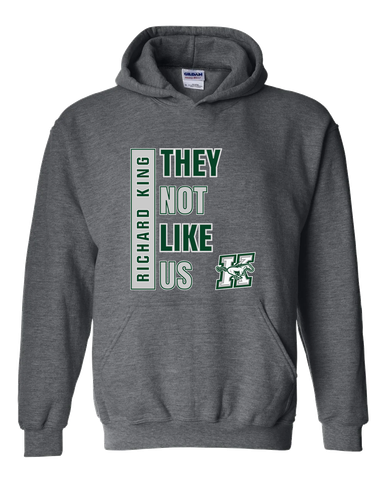 Richard King Mustangs They Not Like Us #1 Men's Hoodie