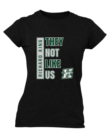 Richard King Mustangs They Not Like Us #1 Women's Premium SS T-Shirt