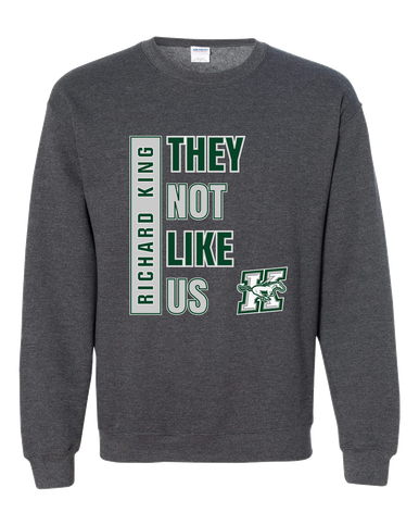 Richard King Mustangs They Not Like Us #1 Men's Sweatshirt