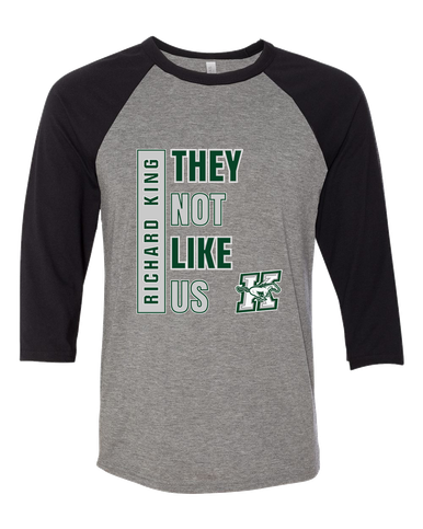 Richard King Mustangs They Not Like Us #1 Men's Baseball T-Shirt