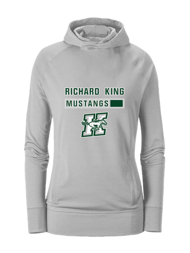 Richard King Mustangs Mascot #7 Women's Hoodie