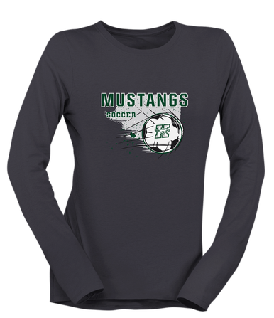 Richard King Mustangs Soccer #2 Women's Premium LS T-Shirt