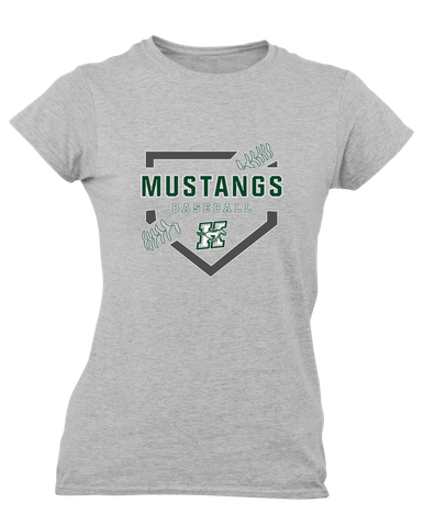 Richard King Mustangs Baseball #2 Women's Premium SS T-Shirt