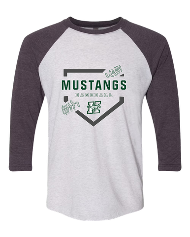 Richard King Mustangs Baseball #2 Women's Baseball T-Shirt