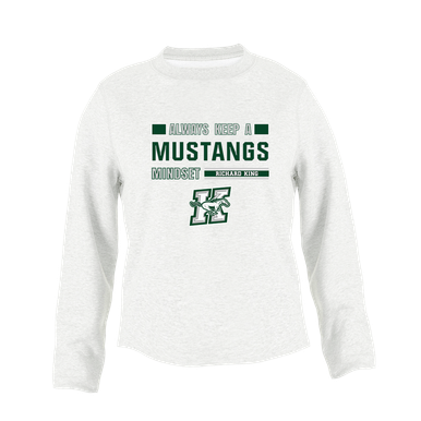 Richard King Mustangs Mindset Women's Sweatshirt