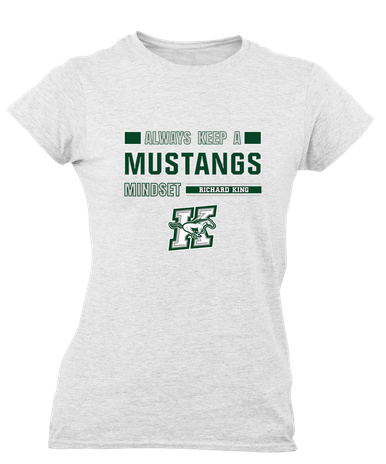 Richard King Mustangs Mindset Women's Premium SS T-Shirt