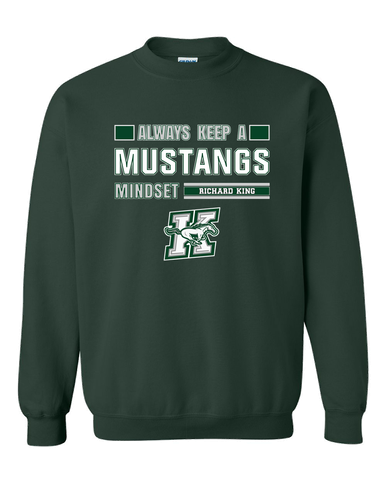 Richard King Mustangs Mindset Men's Sweatshirt