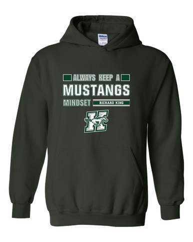 Richard King Mustangs Mindset Men's Hoodie